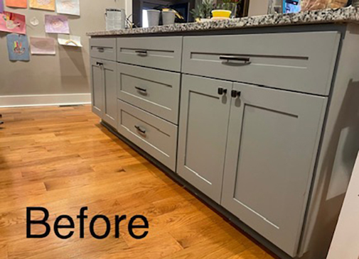 Cabinet - before