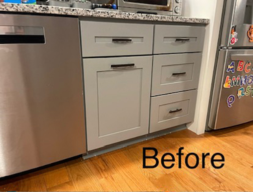Cabinet - before