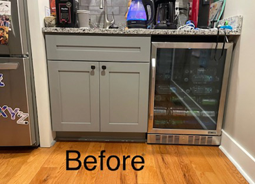 Cabinet - before